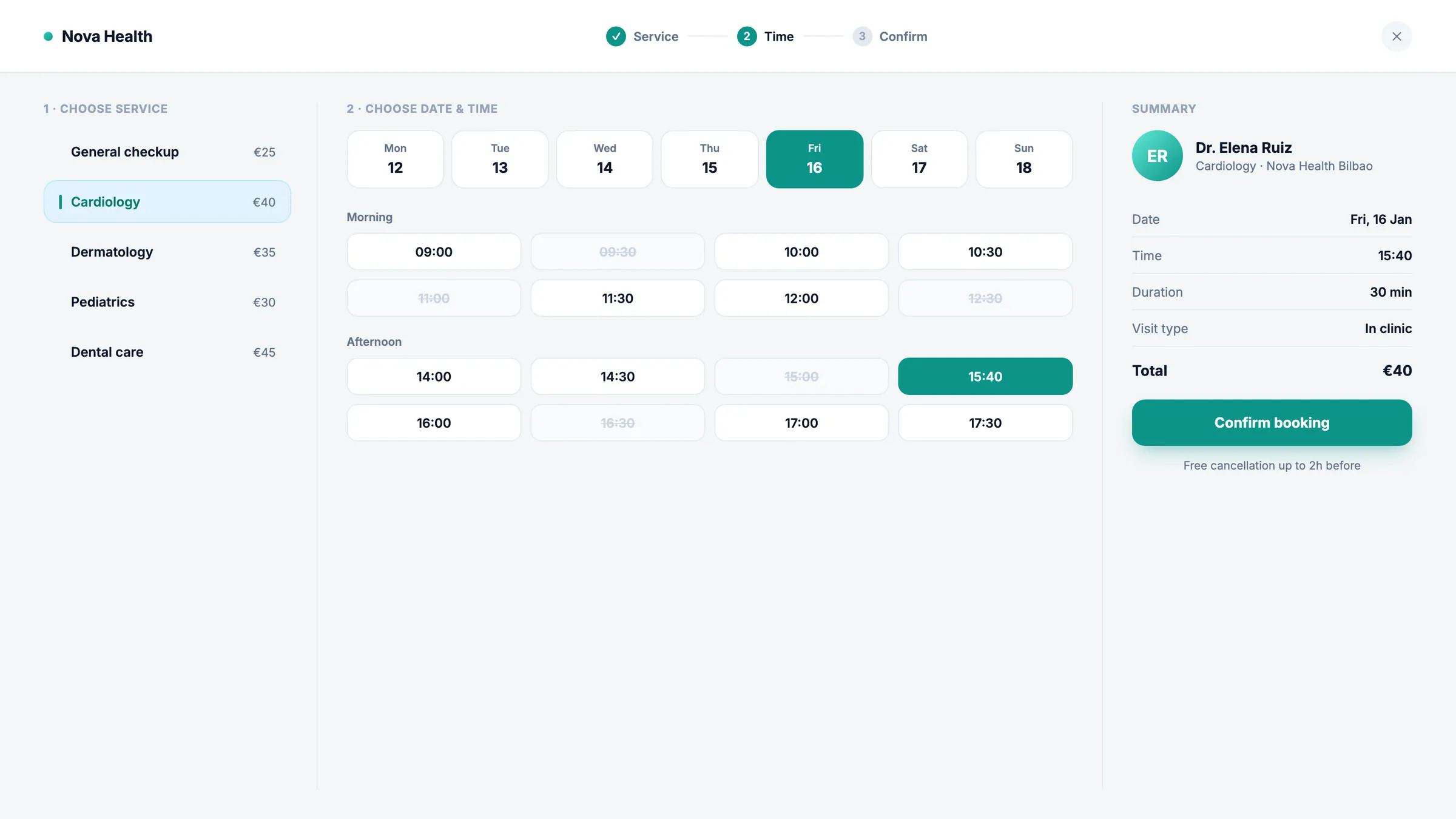 Nova Health — 1/2